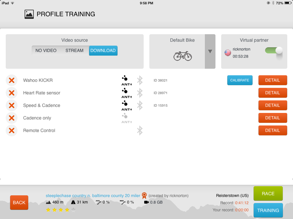 Bike config